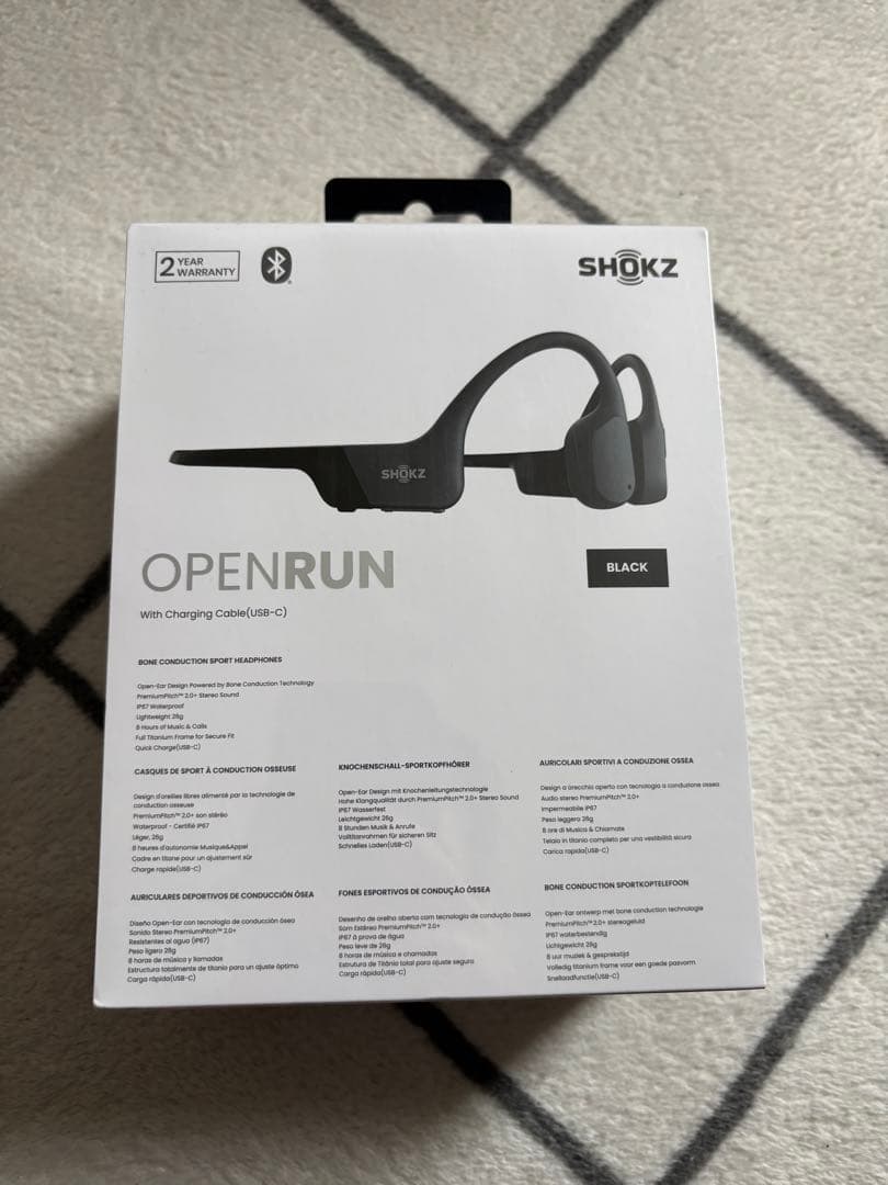 【新品未開封】SHOKZ OPENRUN ブラック USB-C 正規品