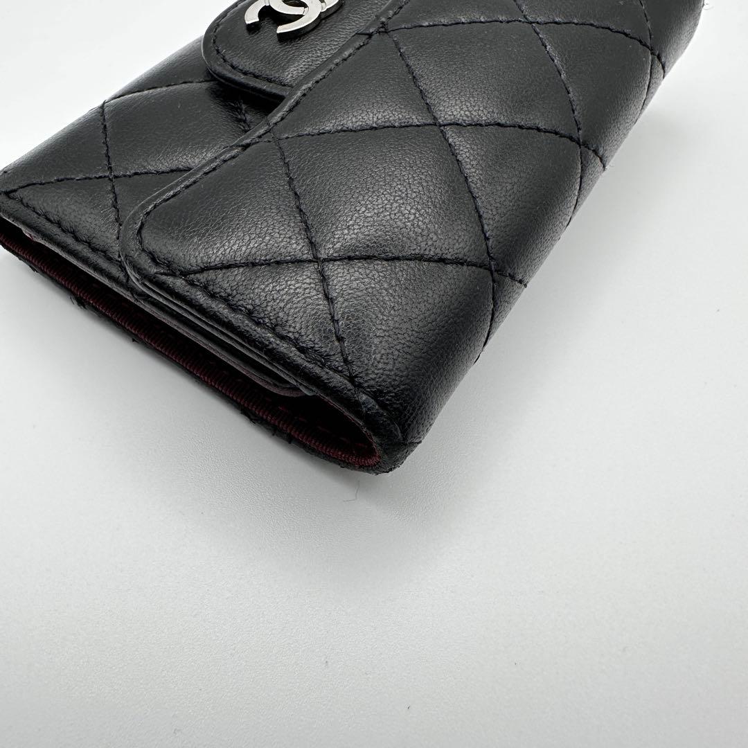 CHANEL シャネル マトラッセ キーケース 4連 シルバー金具