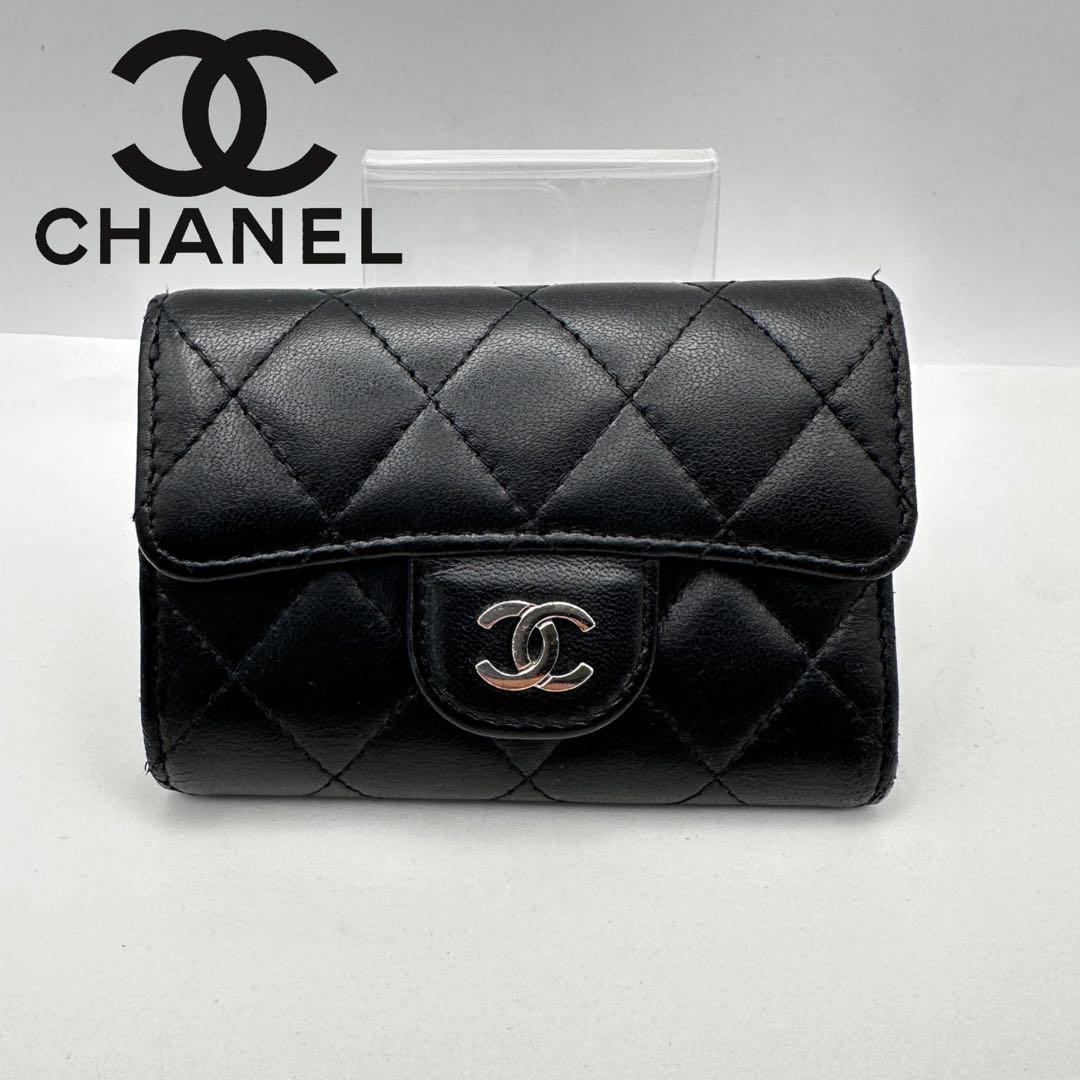 CHANEL シャネル マトラッセ キーケース 4連 シルバー金具
