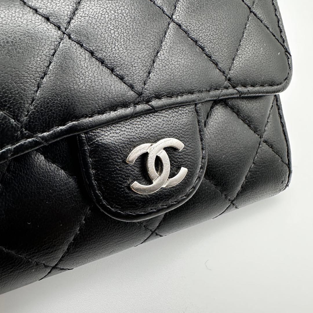 CHANEL シャネル マトラッセ キーケース 4連 シルバー金具