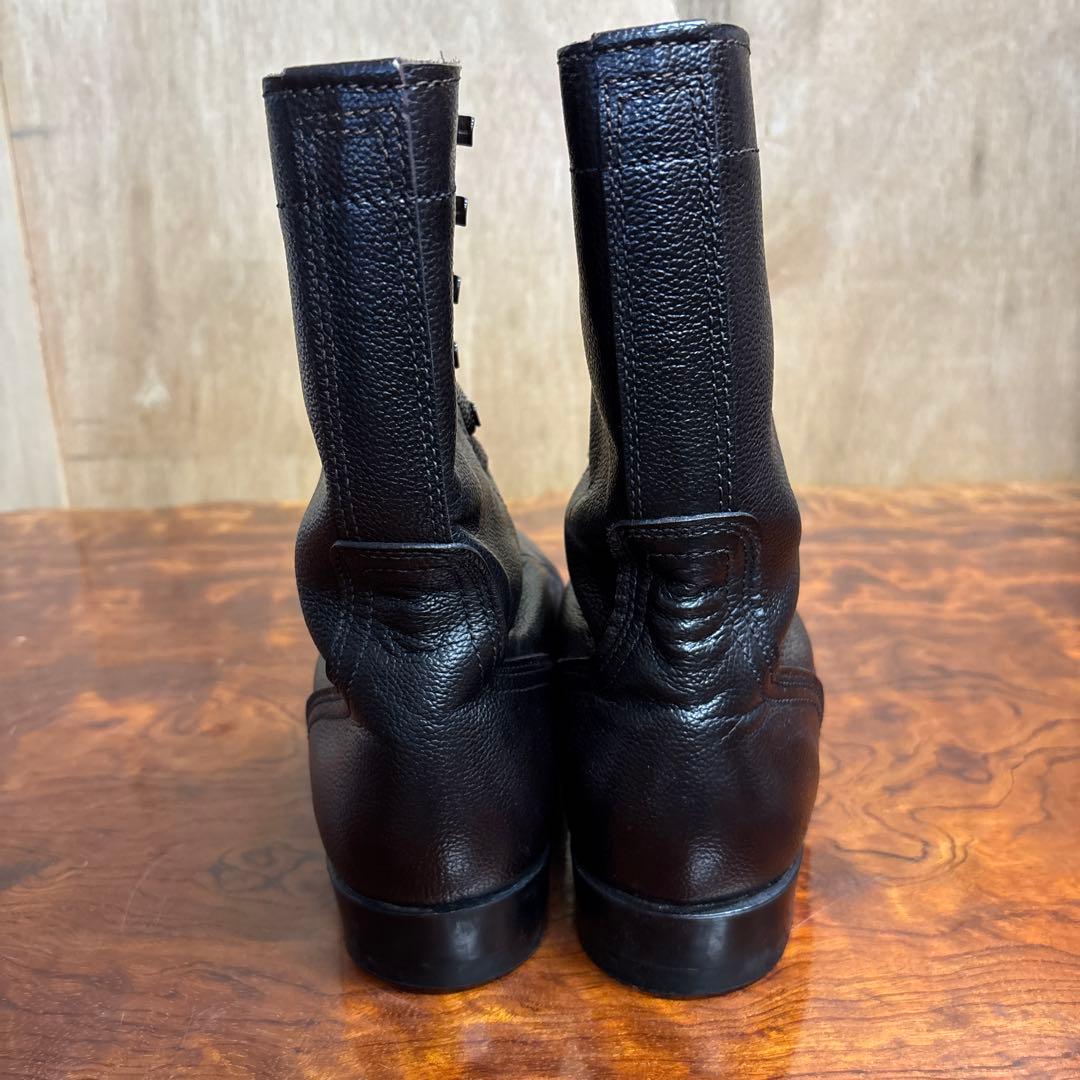 ミリタリーブーツ ブラック レザー ハイカット　26㎝　0202o187