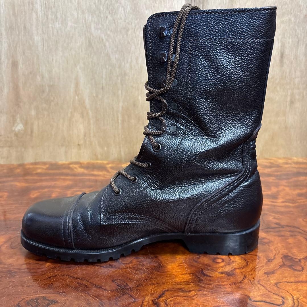 ミリタリーブーツ ブラック レザー ハイカット　26㎝　0202o187