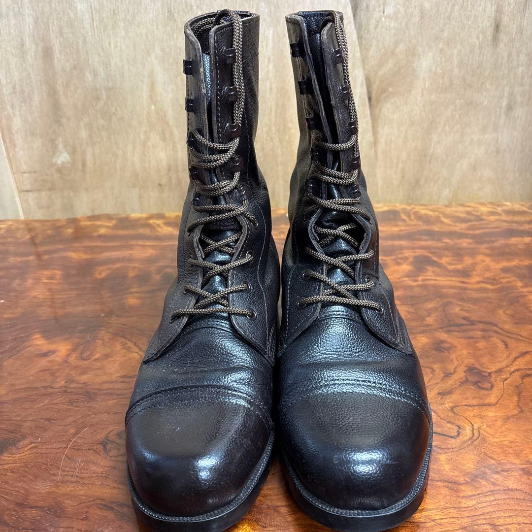 ミリタリーブーツ ブラック レザー ハイカット　26㎝　0202o187