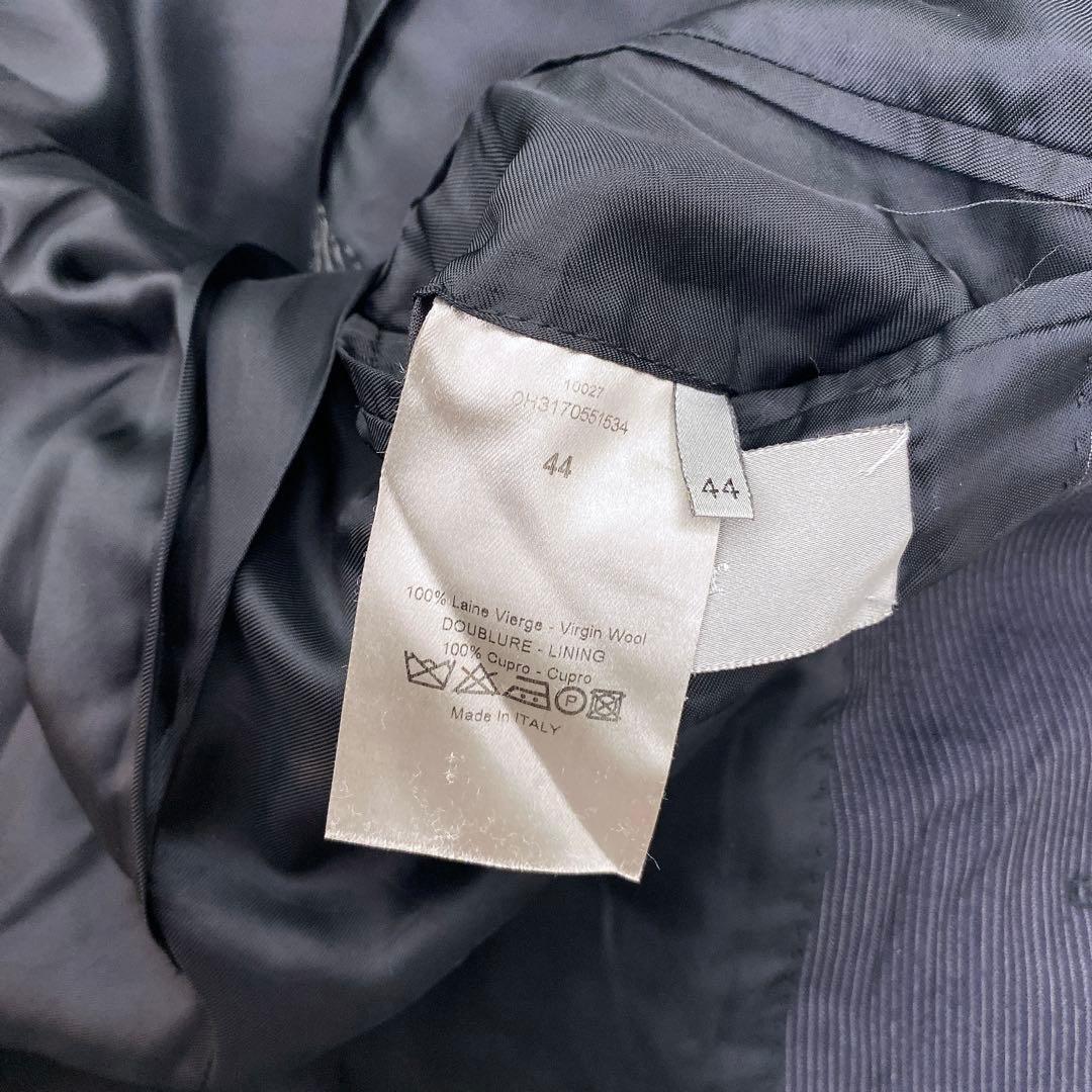 10aw クリス期　ディオールオム　ナローラペルストライプスーツ