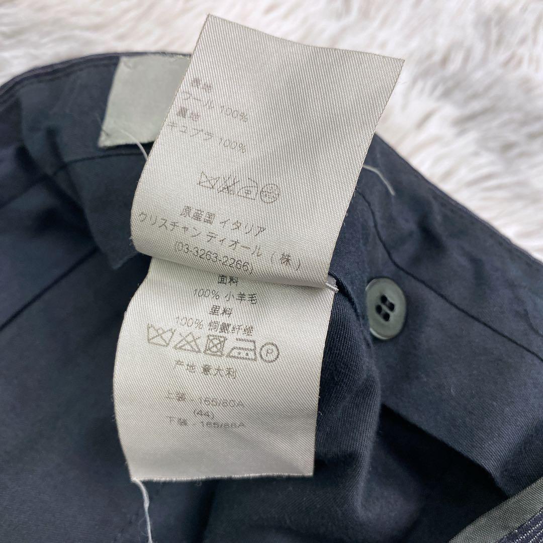 10aw クリス期　ディオールオム　ナローラペルストライプスーツ