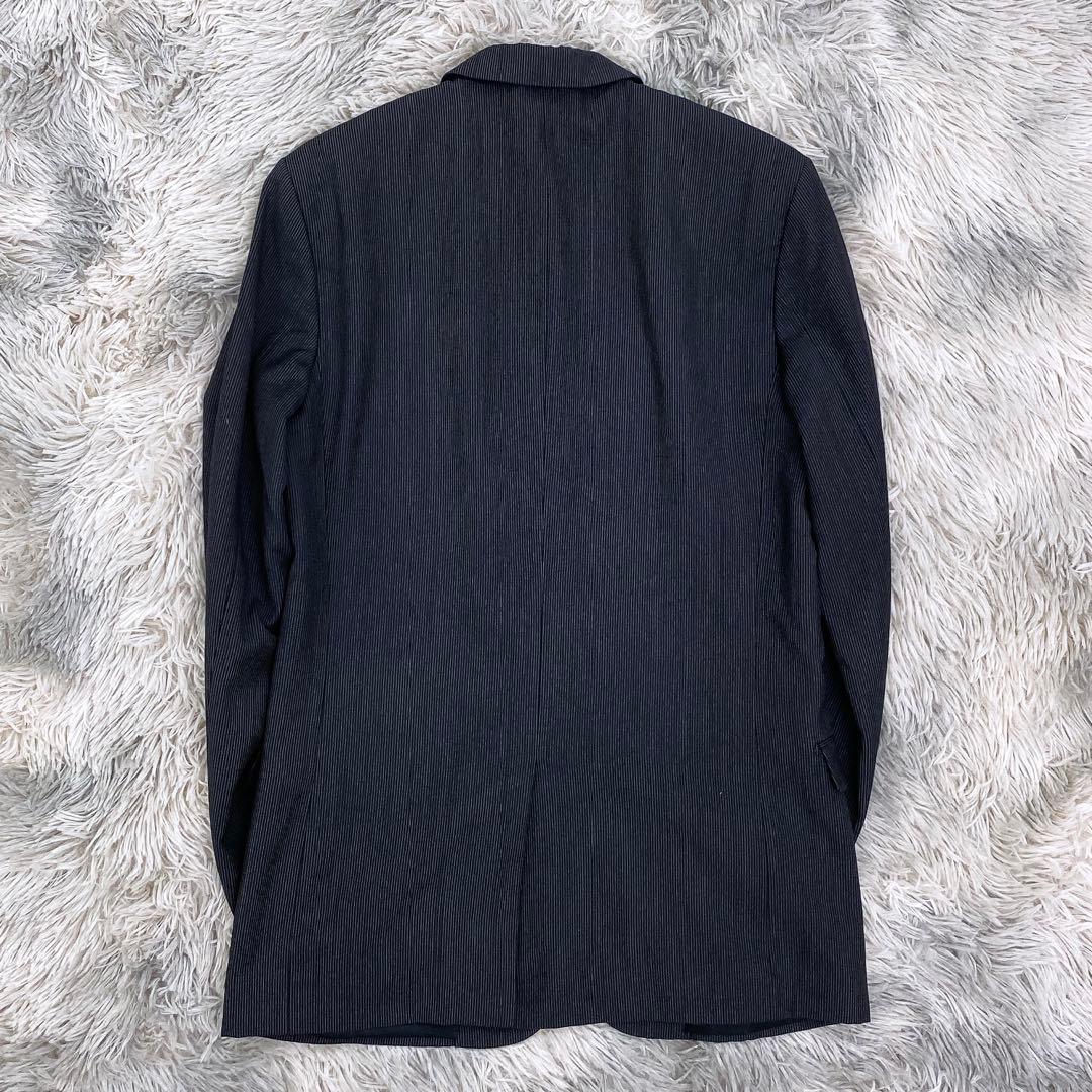 10aw クリス期　ディオールオム　ナローラペルストライプスーツ