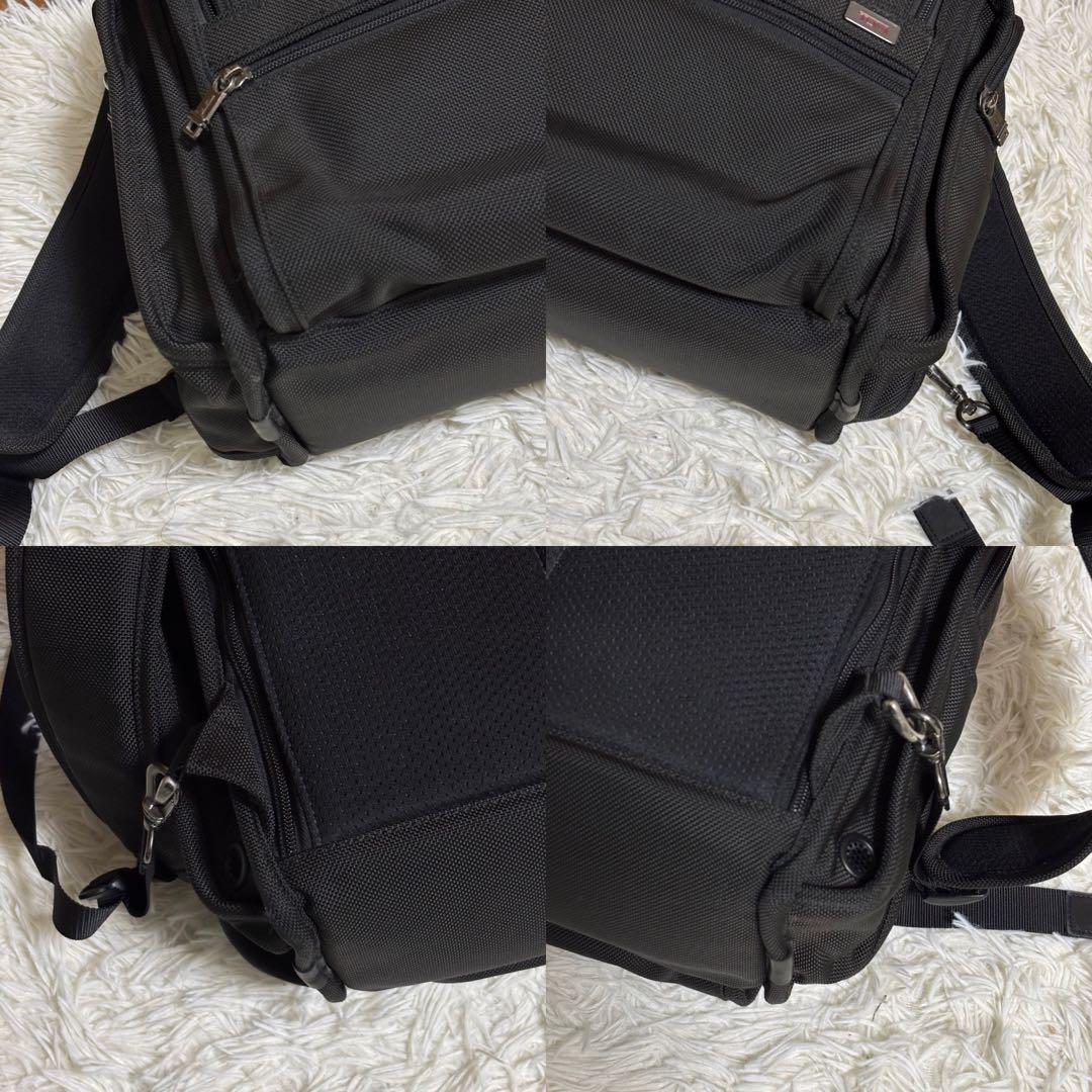 f*i様 TUMI ビジネス リュック PC対応 ブラック チャーム付 ナイロン