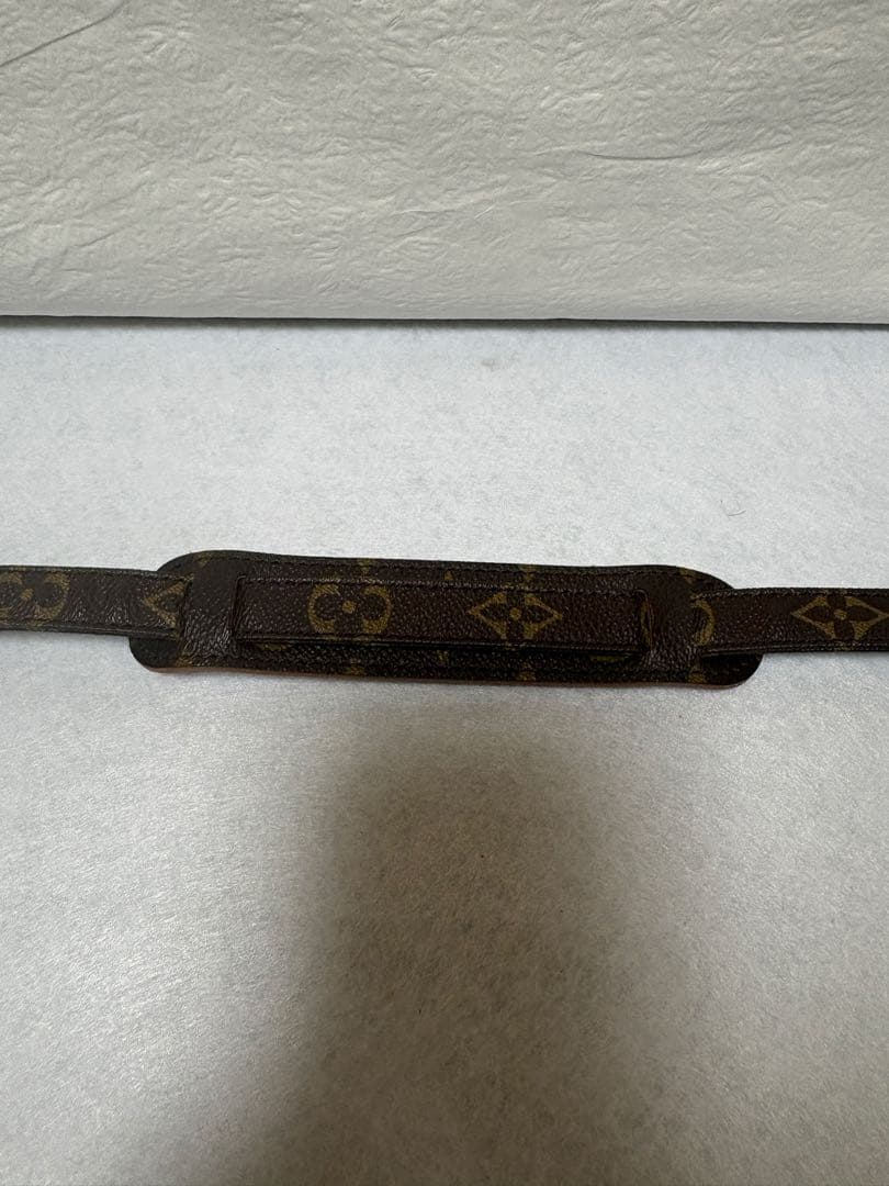 Louis Vuitton ブラウンレザーストラップ　モノグラム
