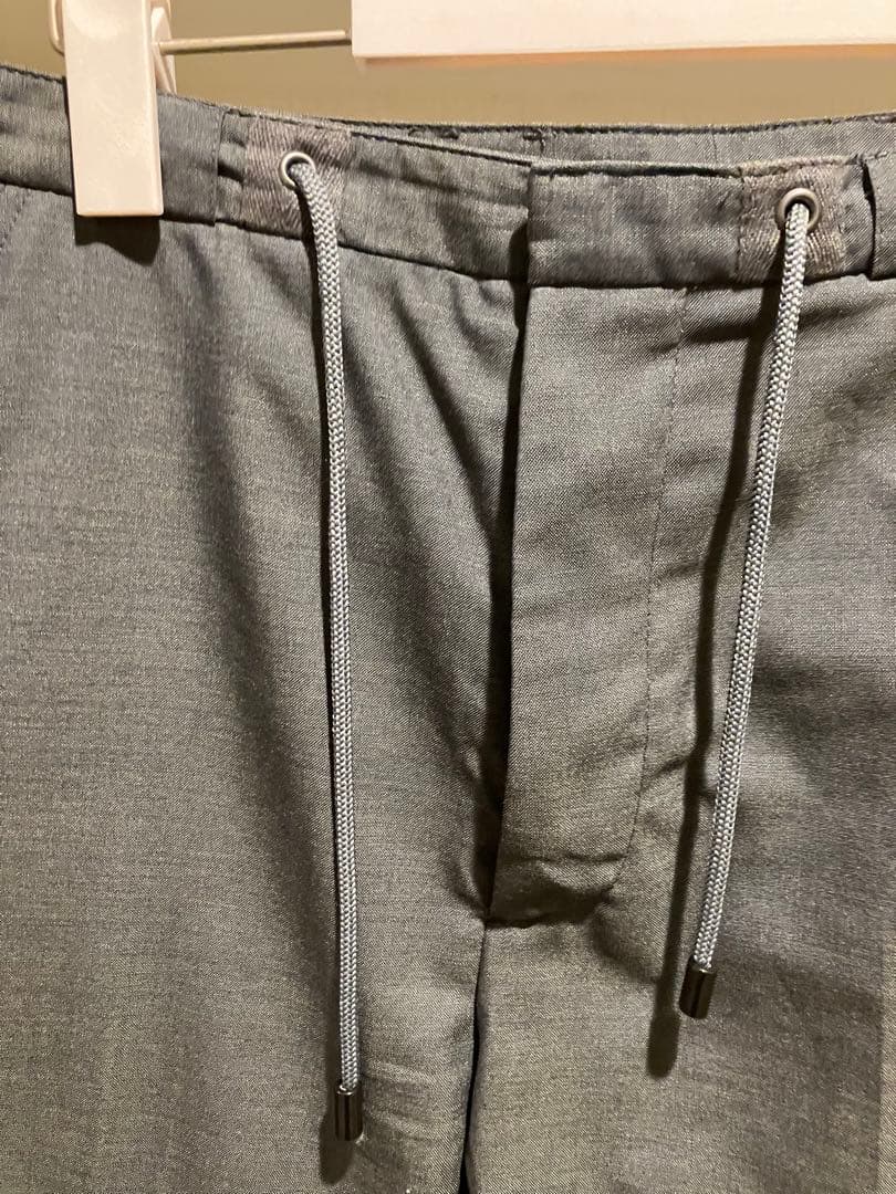 マルジェラ ドローコード　スラックス　44 グレー　マルタンマルジェラ