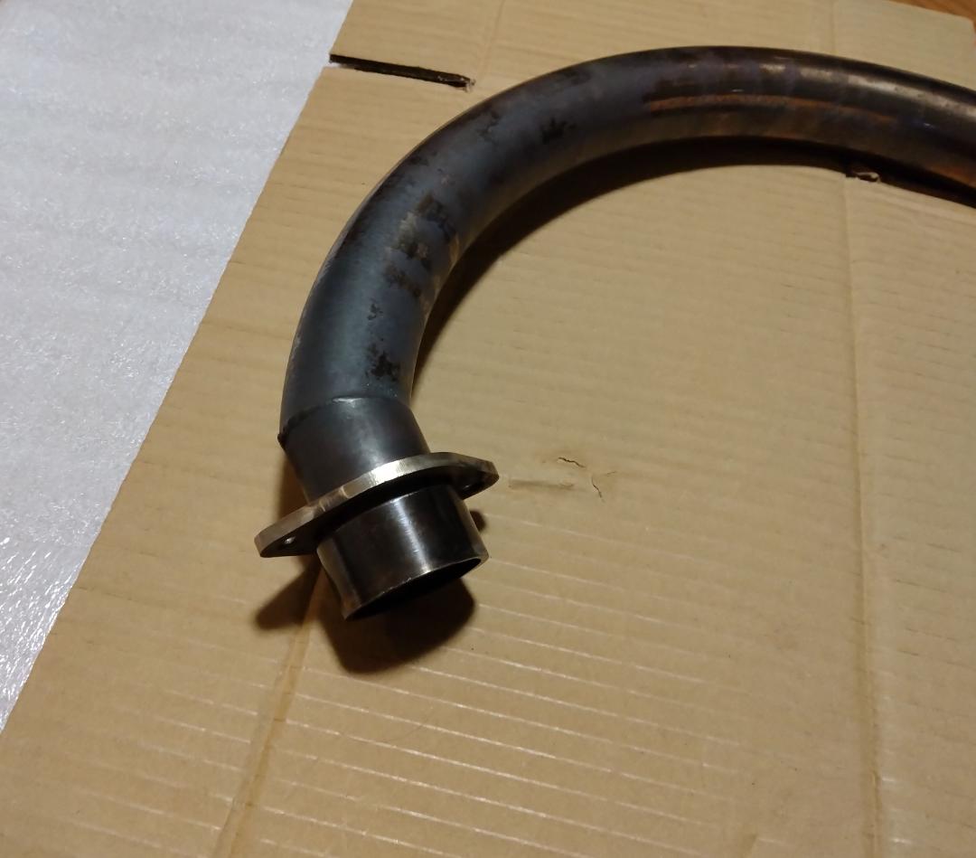 SR400 ステンレス製 エキパイ エキゾーストパイプ マフラー