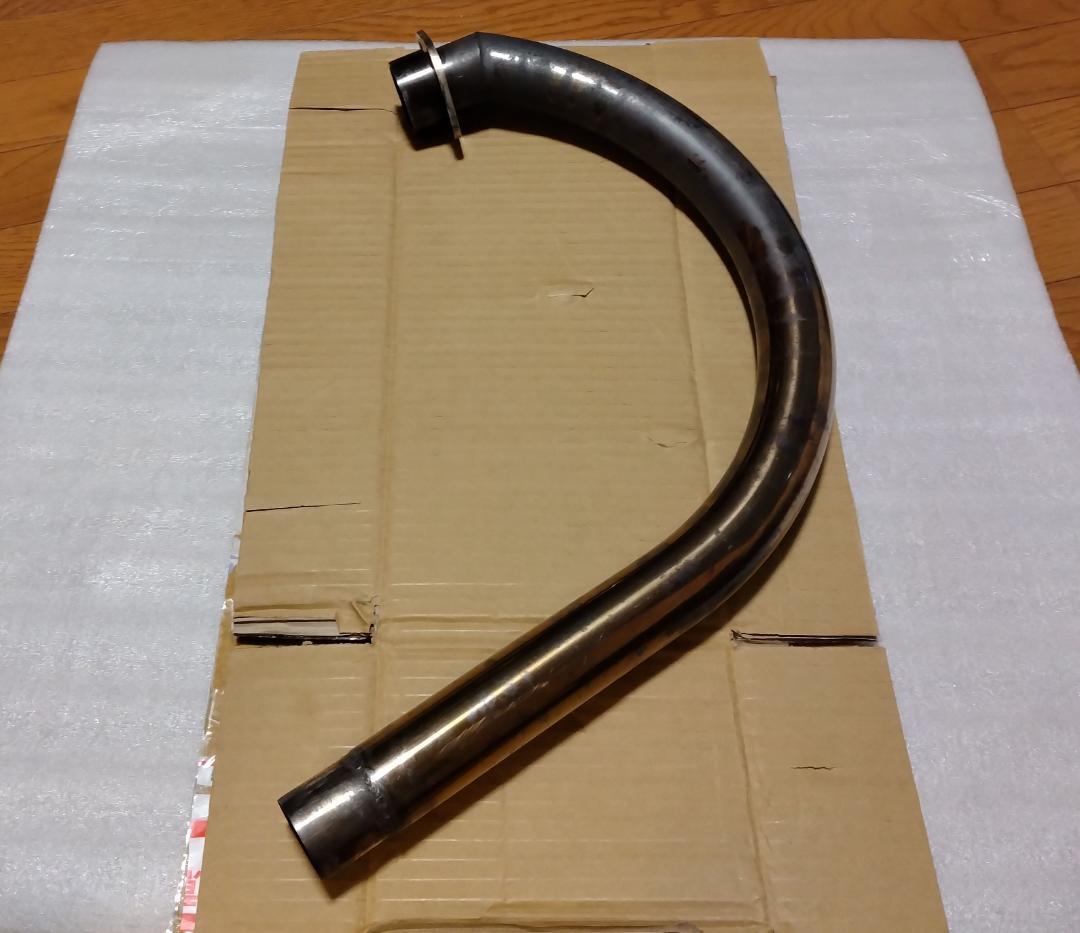 SR400 ステンレス製 エキパイ エキゾーストパイプ マフラー