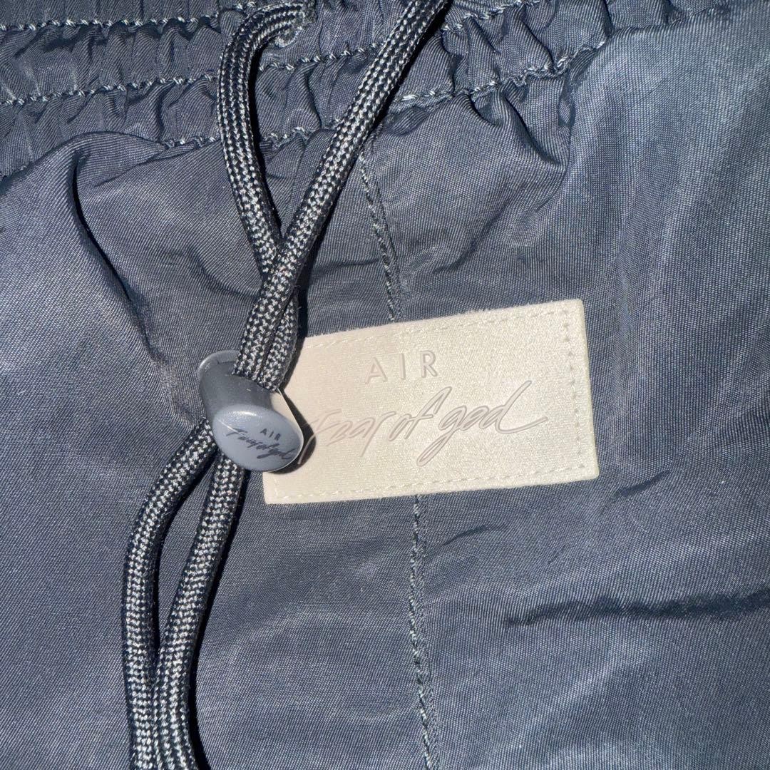 NBA 黒パンツ ドローストリング付き　fear offgod