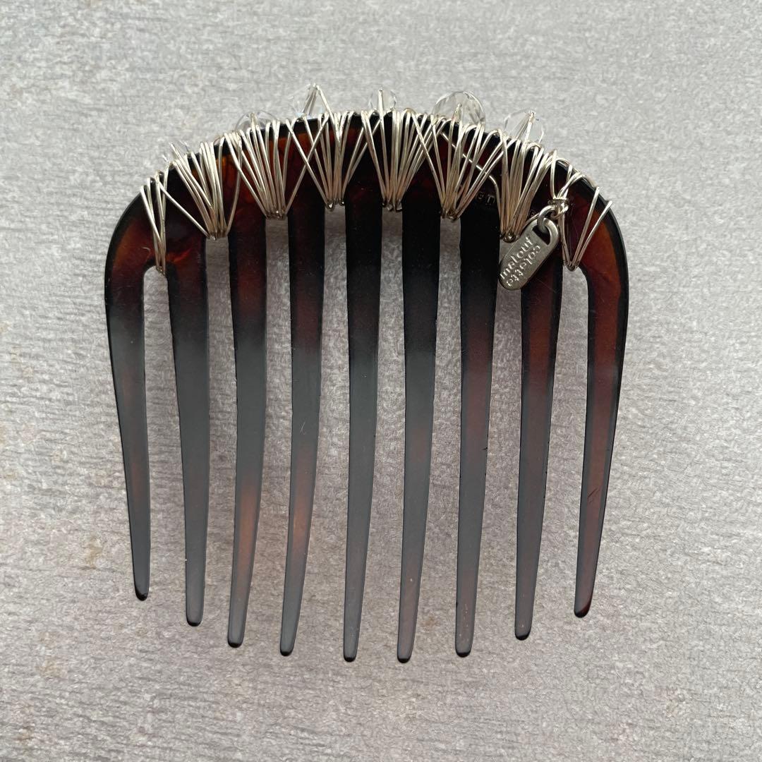 コレットマルーフ ワイヤーコーム ヘアコーム 2点セット ストーン