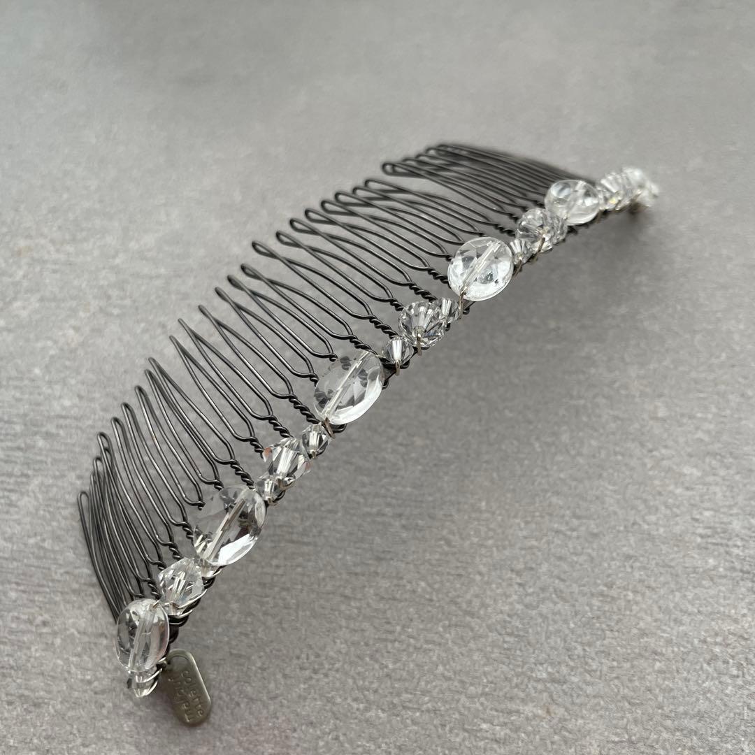 コレットマルーフ ワイヤーコーム ヘアコーム 2点セット ストーン