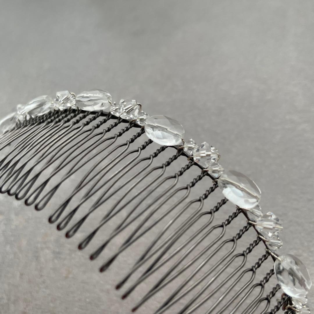 コレットマルーフ ワイヤーコーム ヘアコーム 2点セット ストーン