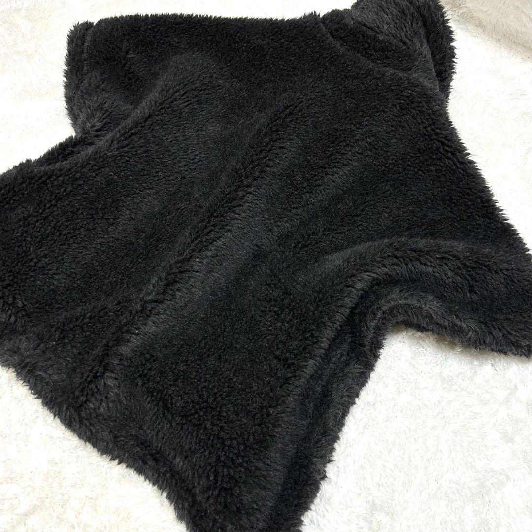 ✨美品✨ ティッカ ポンチョ コート ウール ファー 黒 23AW TICCA