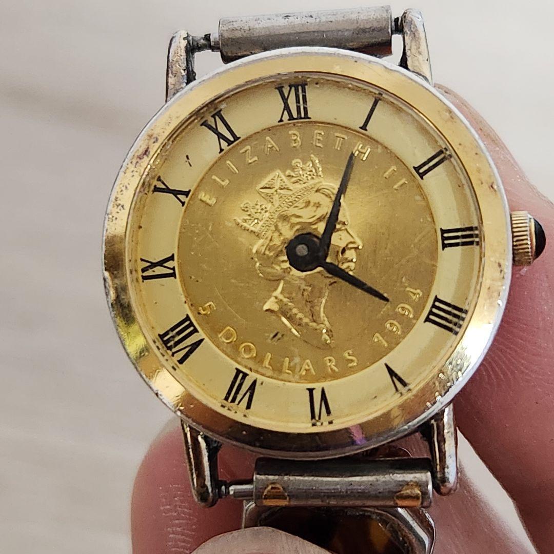 Crateur クレアトゥール 5ドル金貨 エリザベス2世 ウォッチ