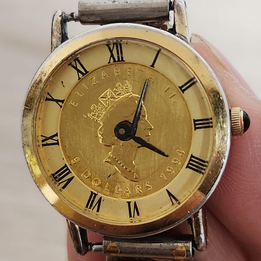 Crateur クレアトゥール 5ドル金貨 エリザベス2世 ウォッチ