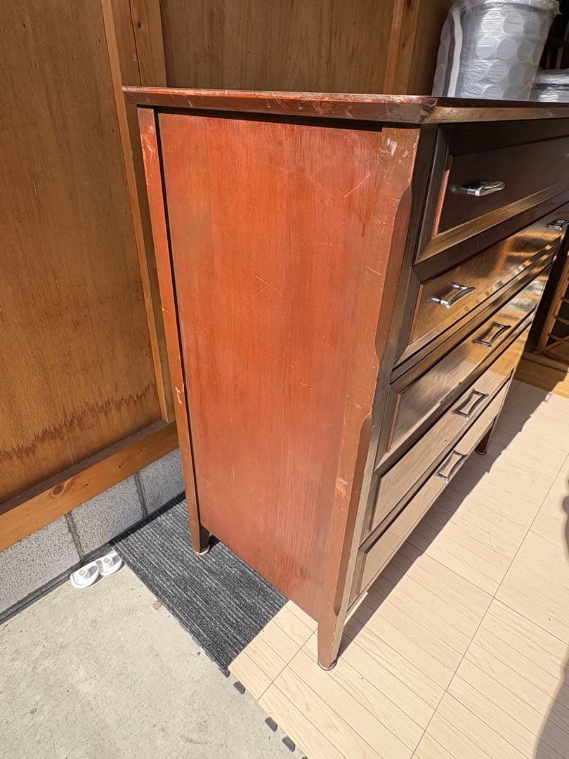 B.P John社製　5段チェスト　ビンテージチェスト　米軍　アメリカ