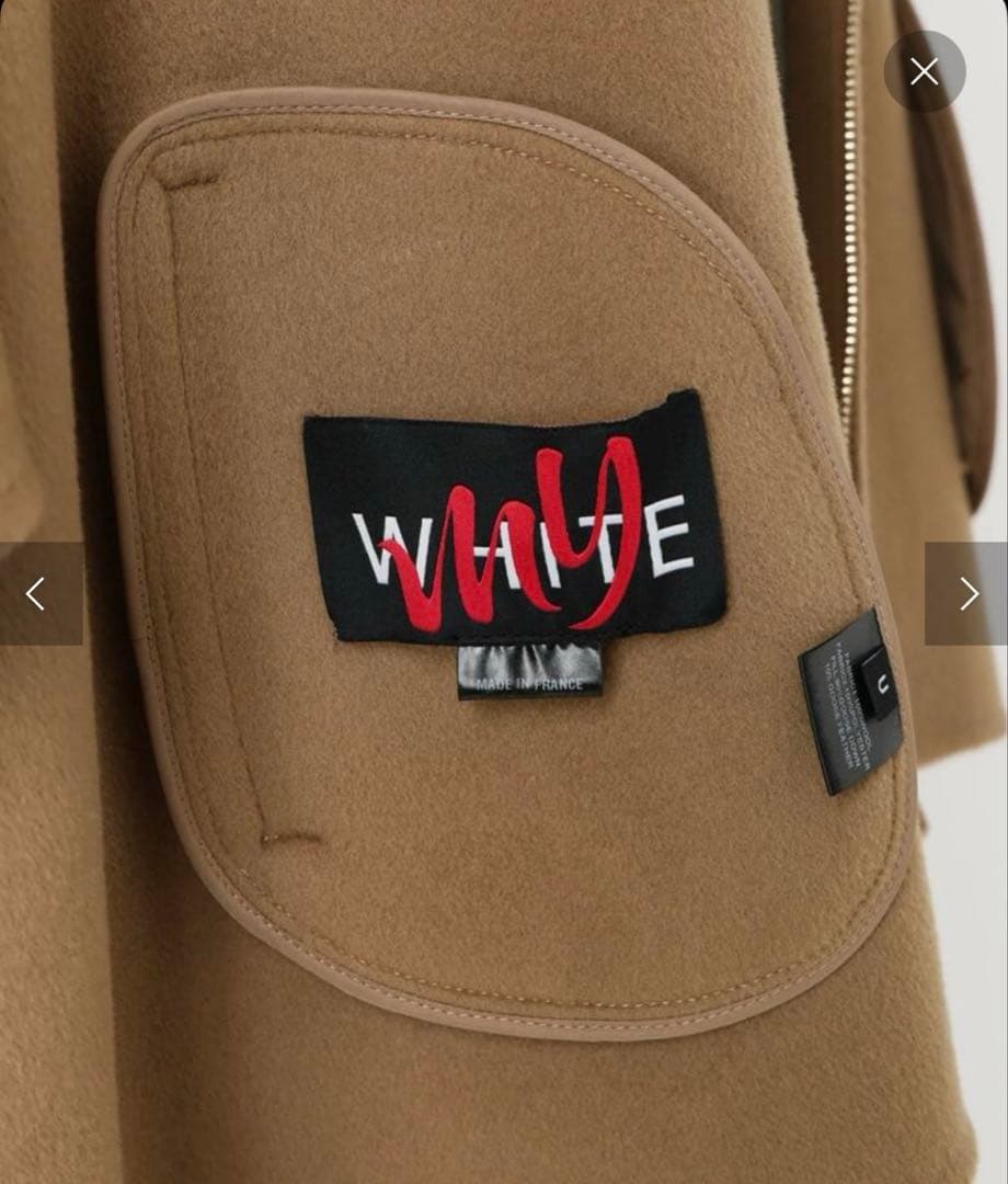 新品未使用 ドゥーズィエム MY WHITE ケープコート