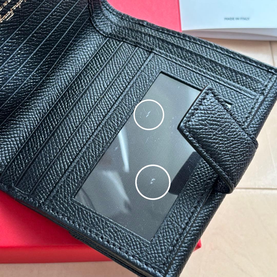 フェラガモ FERRAGAMO ガンチーニ 二つ折り財布