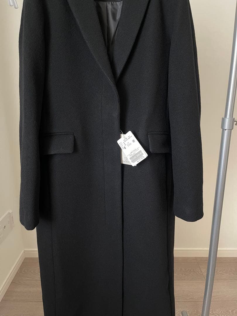 SLOBE IENAブラック チェスターコート