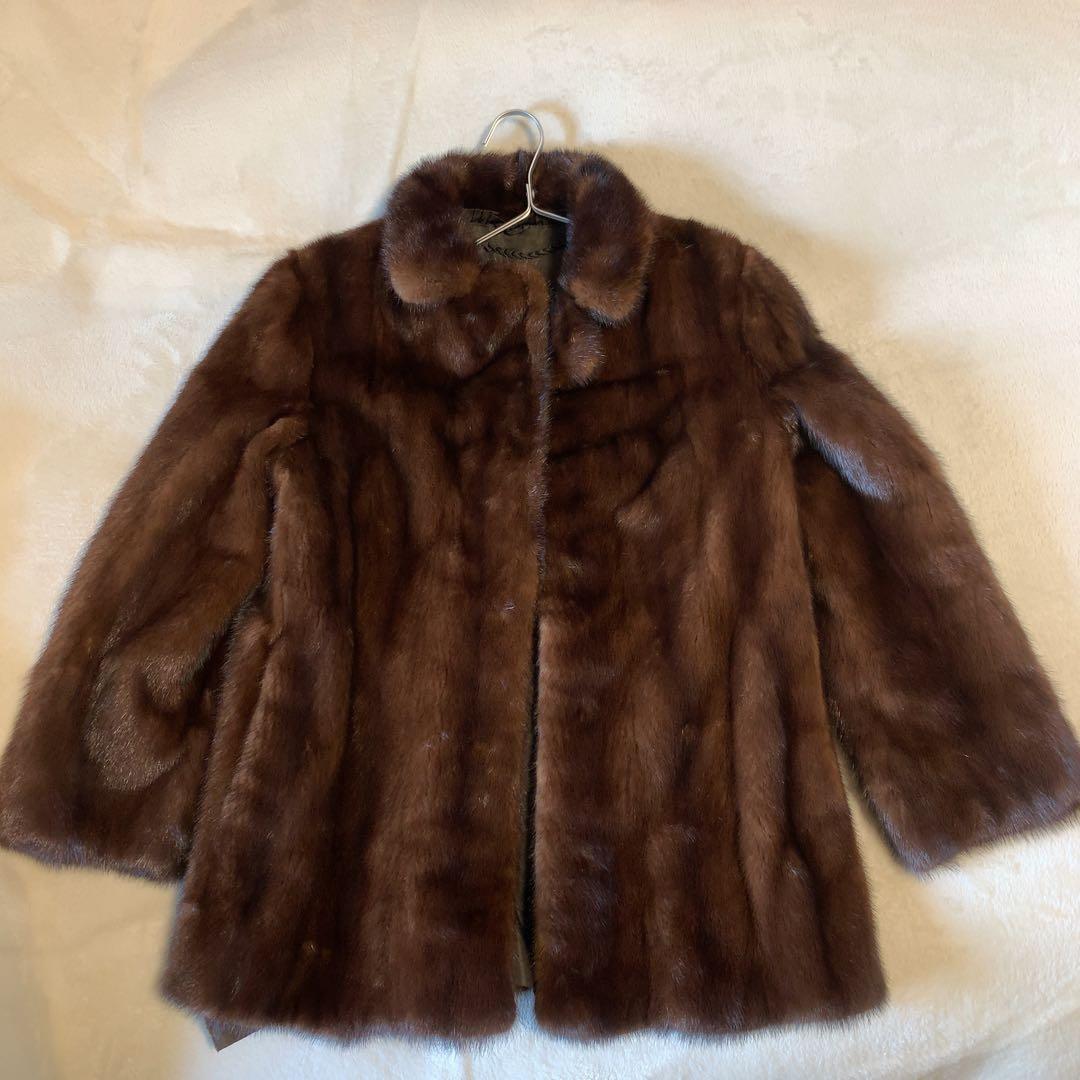 SAGA MINK ミンクコート サガミンク 毛皮 ブラウン サイズ11