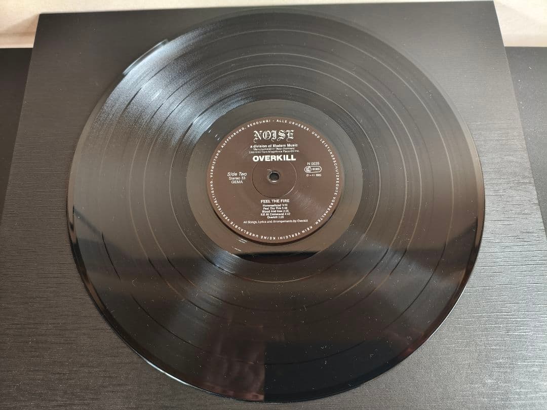 1985年 N 0035 Overkill – Feel The Fire LP