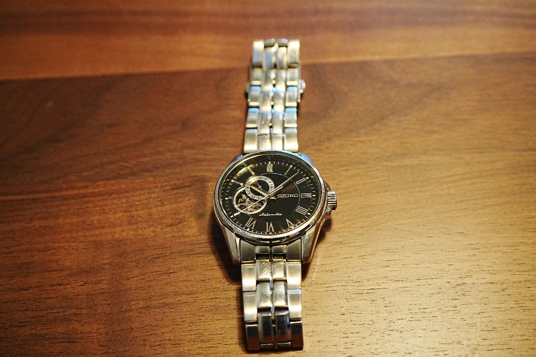 SEIKO セイコー プレサージュ 裏スケ 自動巻 4R39-00B0 ジャンク