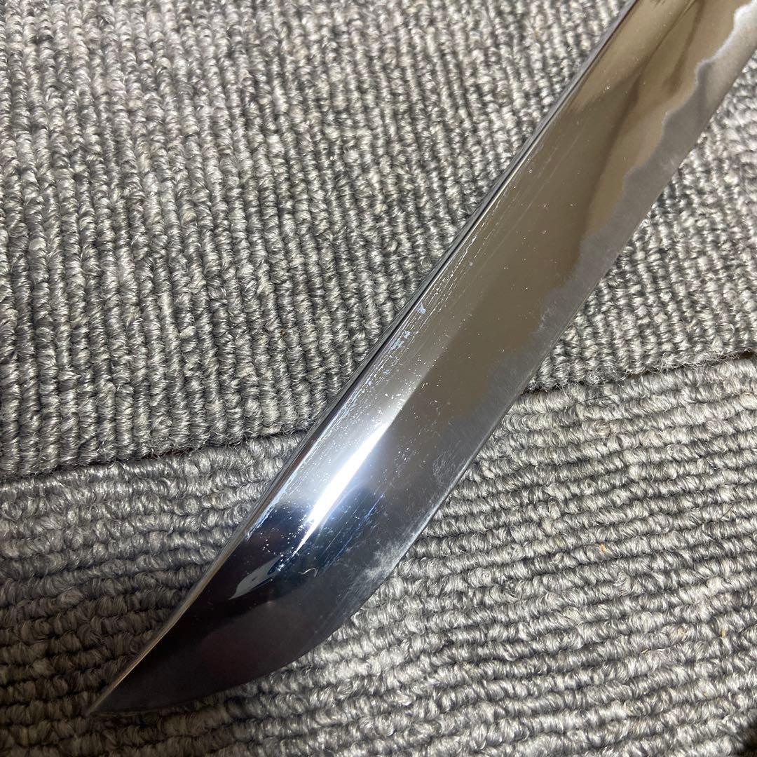 模造刀 高級白木鞘大小2本