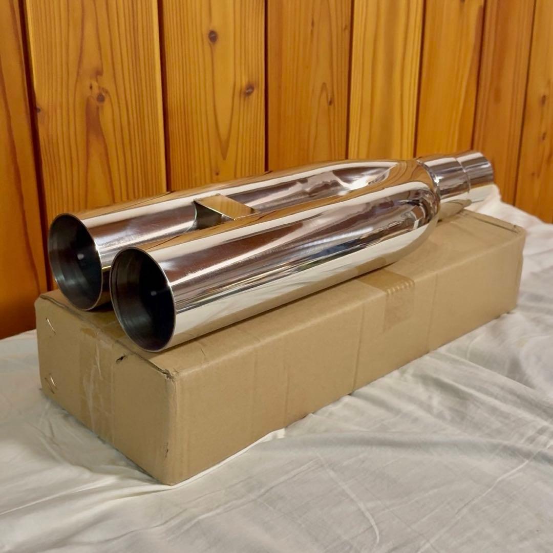 か。デュアルマフラー新品2つセット