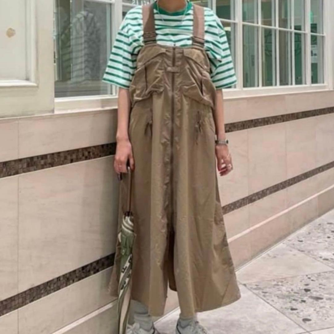 BEAMS BOY ナイロン フィッシング ベスト ワンピース