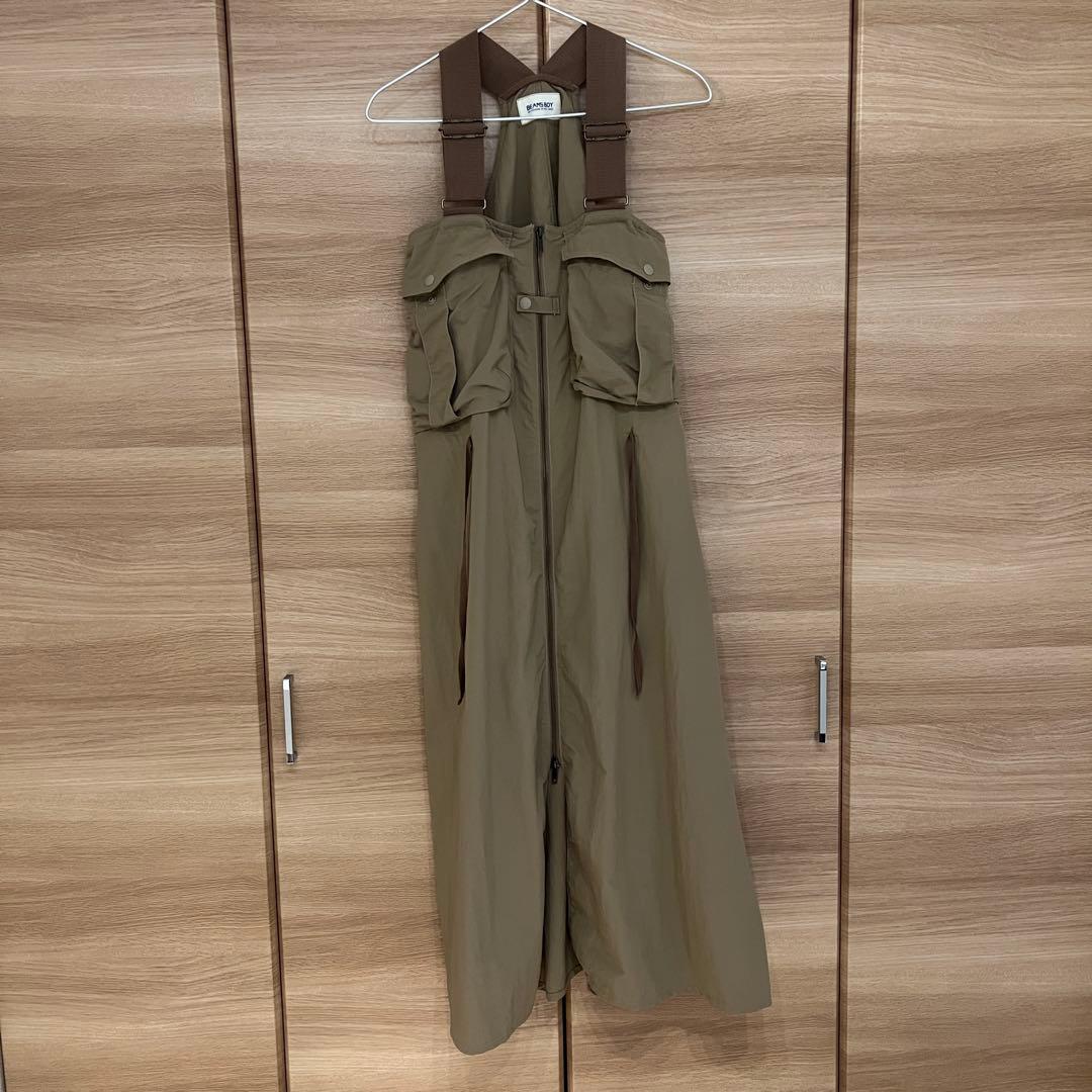 BEAMS BOY ナイロン フィッシング ベスト ワンピース