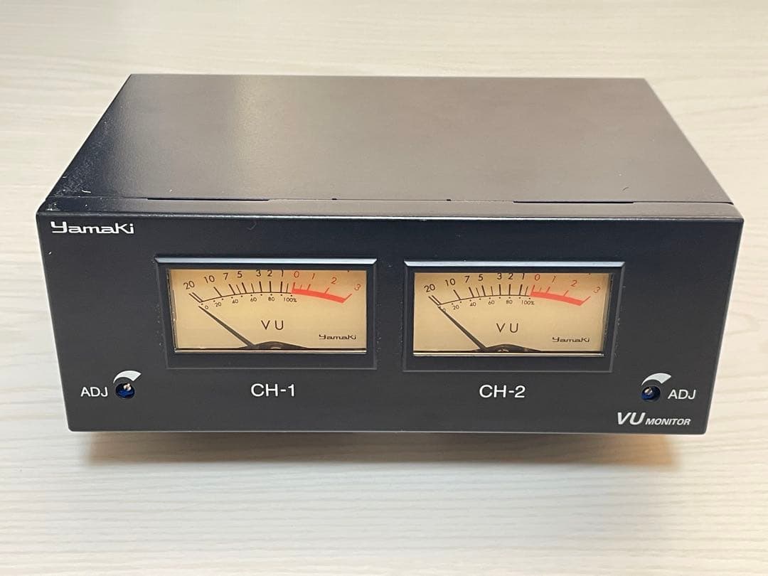 【完動品】Yamaki 2chアナログVUモニタ VUM-A62P
