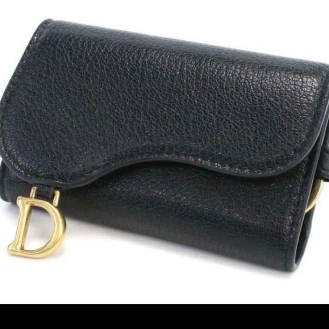 ディオール キーケース Christian Dior 黒　４連