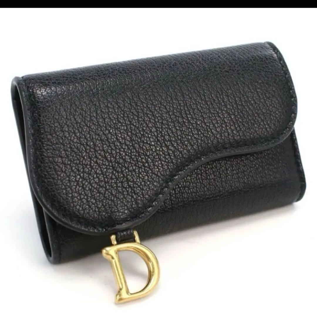 ディオール キーケース Christian Dior 黒　４連