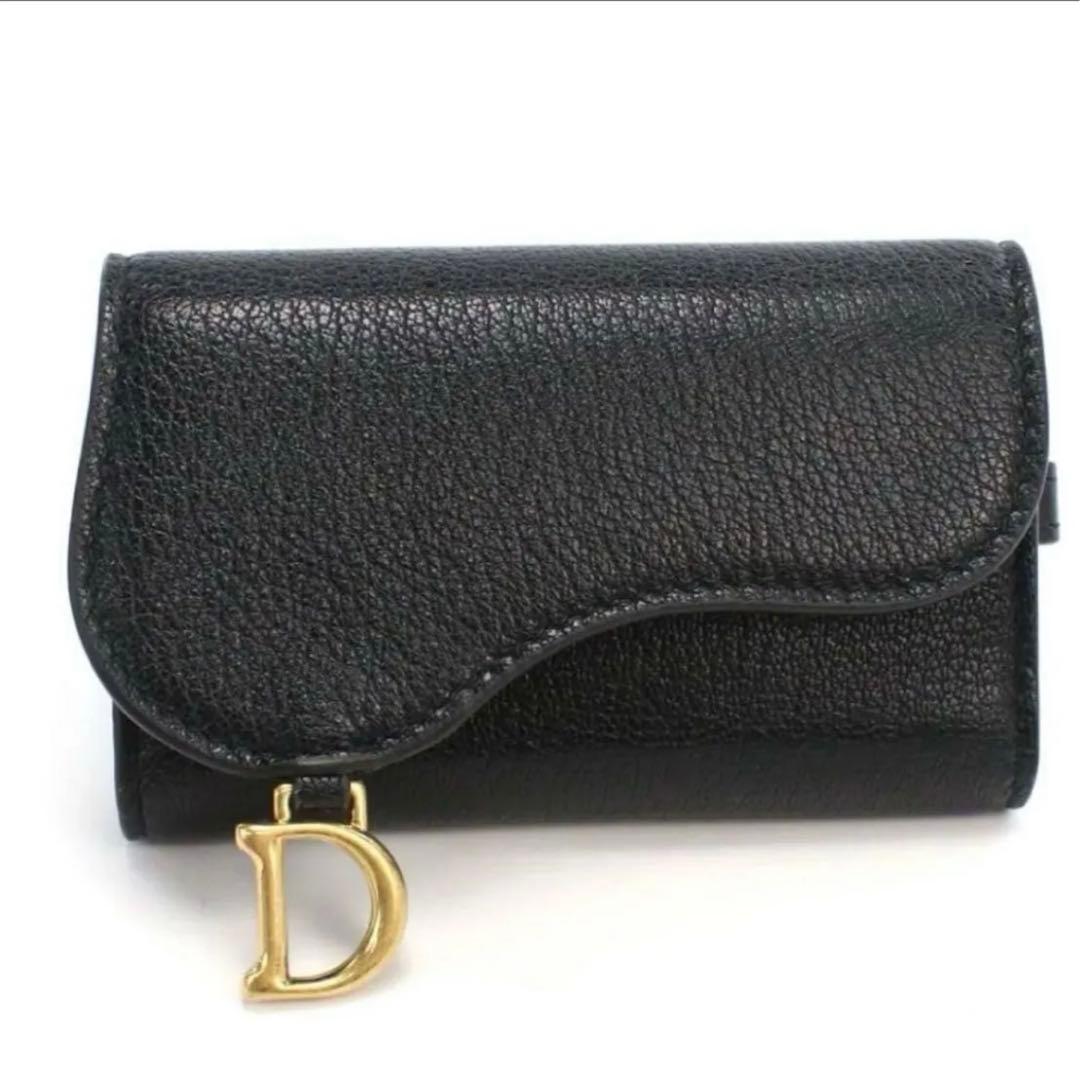 ディオール キーケース Christian Dior 黒　４連
