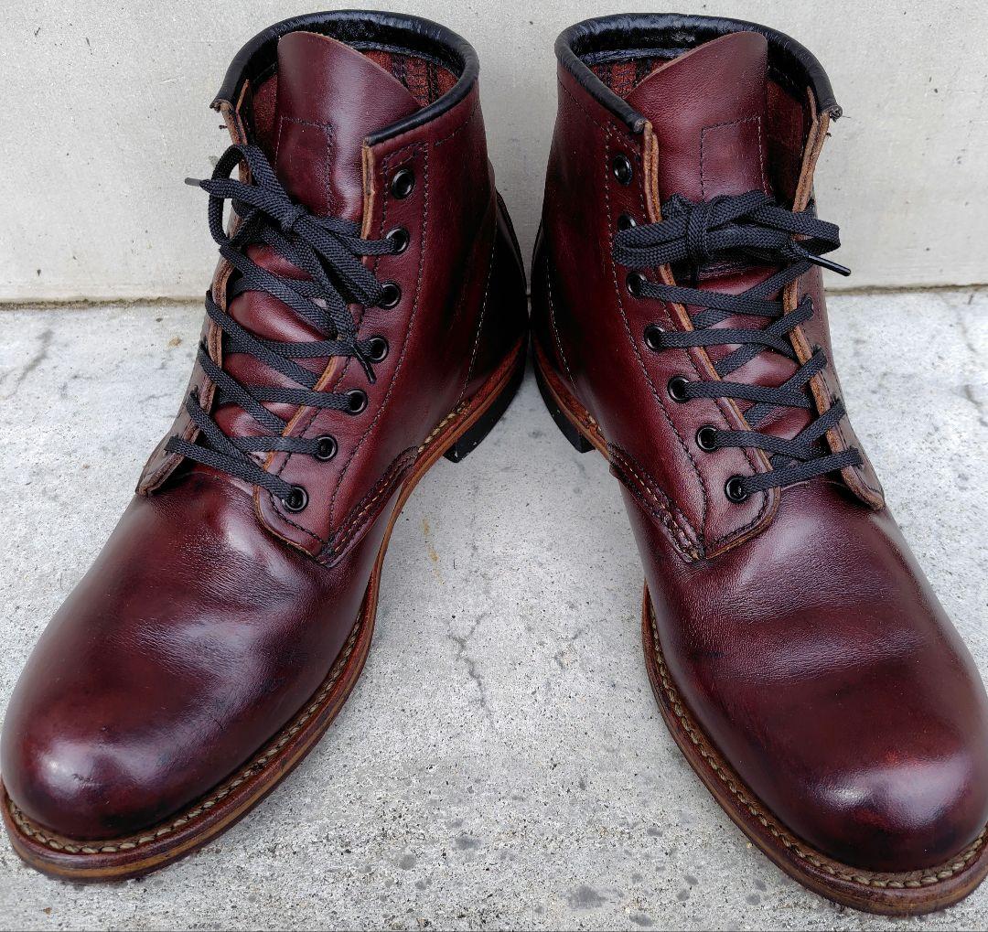 【廃盤・希少】RED WING ベックマン 9011 US7.5 レザー ブーツ