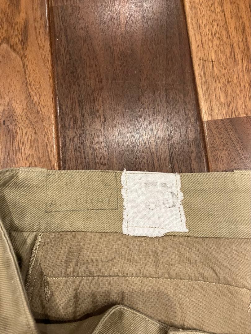 フランス軍 M52 チノパン 50s 60s 仏軍 サイズ35 実物 本物