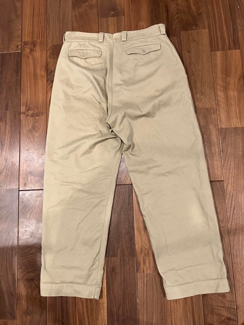 フランス軍 M52 チノパン 50s 60s 仏軍 サイズ35 実物 本物