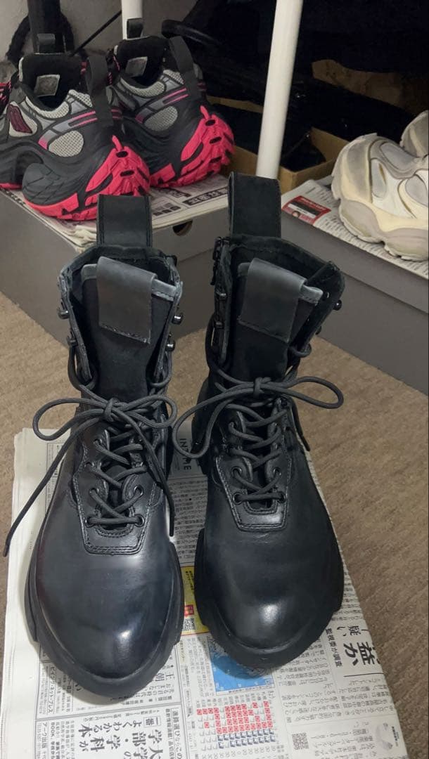 靴 S/S2021 JULIUS - Leather Combat Boots 2