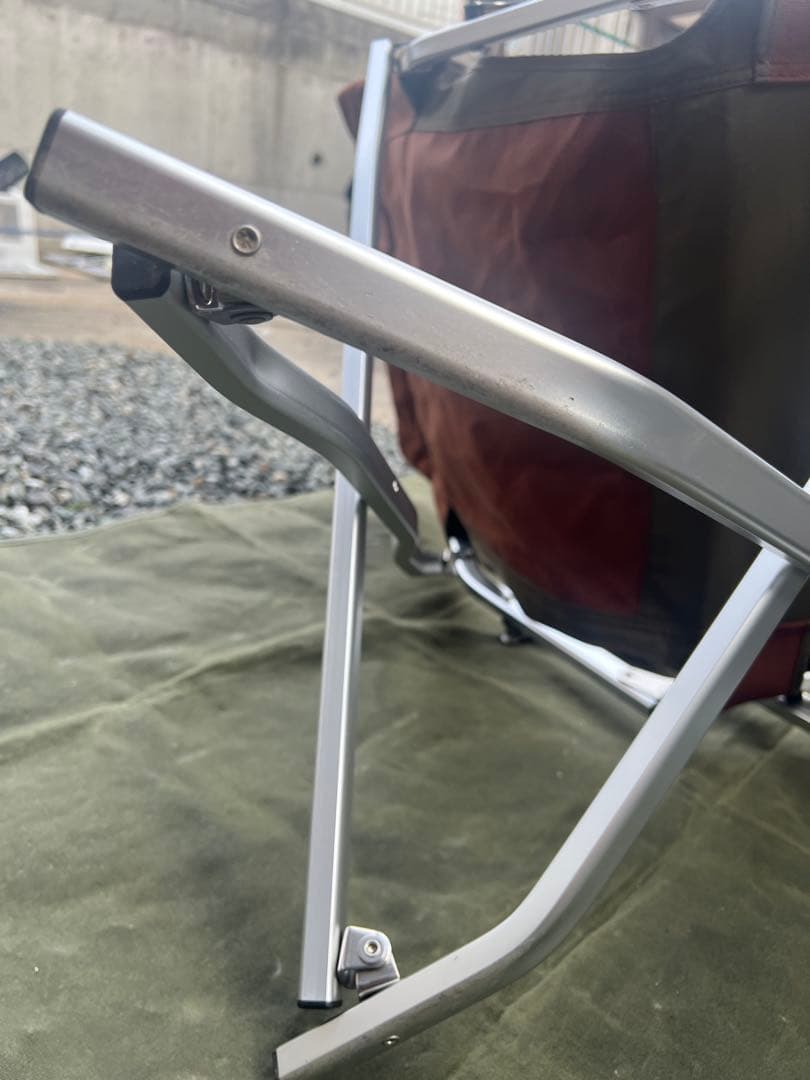 スノーピーク ブラウン 折りたたみアウトドアチェア 2脚セット