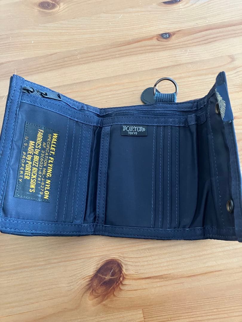 Buzz Rickson's PORTER 三つ折り財布 ネイビー