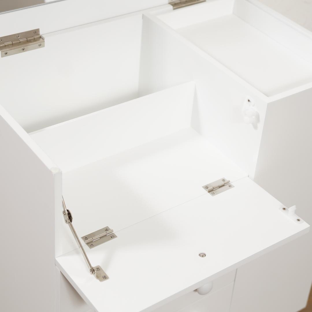 送料無料【新品】これ便利！　たっぷり収納 多機能 コスメ ワゴン