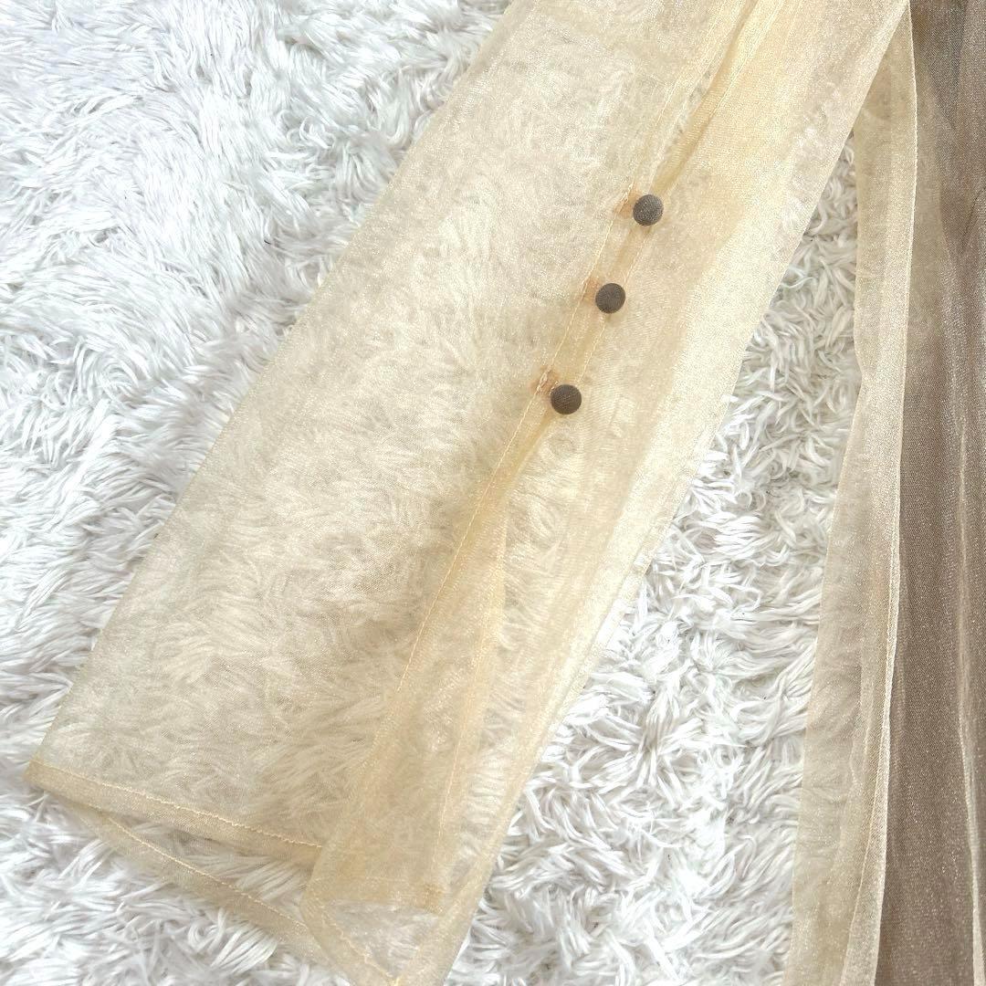 【2Way・大きいサイズ 3L】　カラルス　パーティードレス　刺繍　チュール