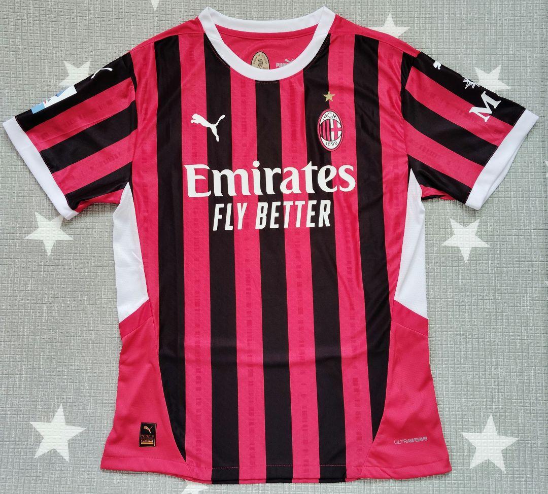 ACミラン GIROUD 9番 ユニフォーム 赤・黒