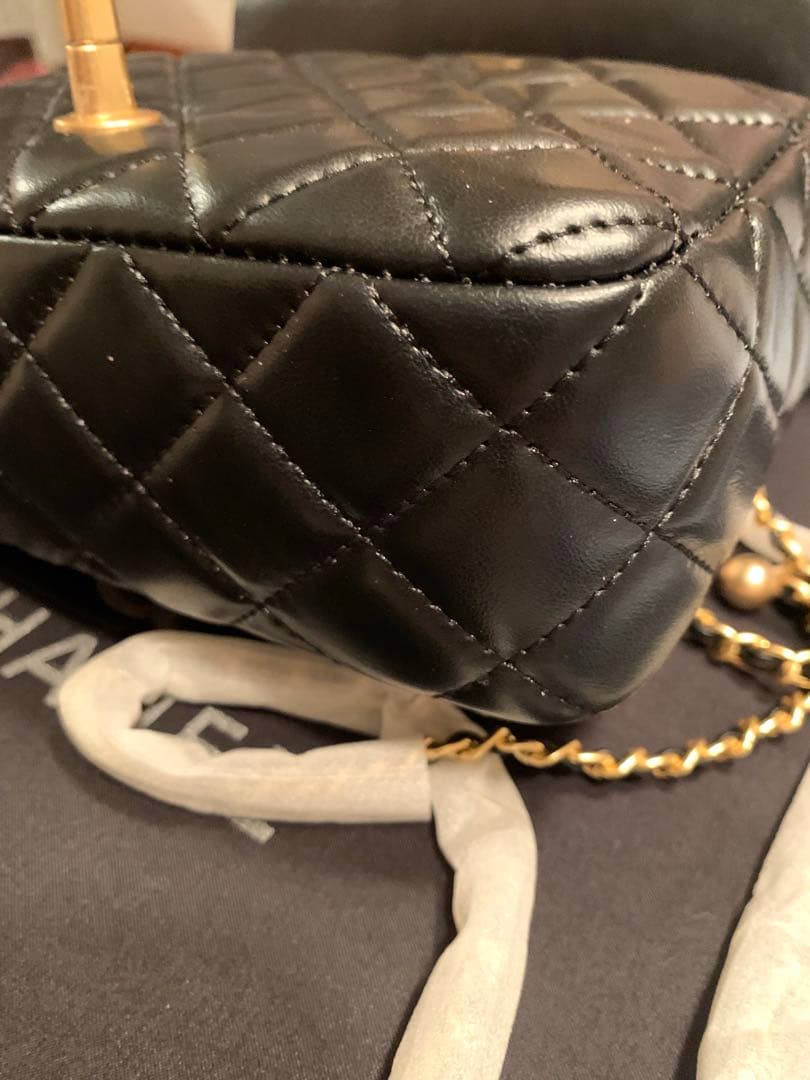 CHANEL シャネル ブラック ショルダーバッグノベルティ マトラッセ