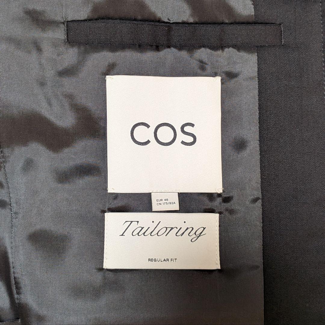 COS テーラードジャケット ショート丈 Black 46