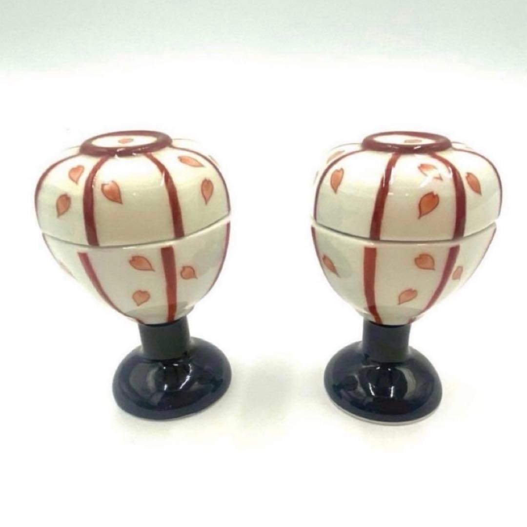 【☆特別価格☆】【新品】【大人気】有田焼幸楽窯　雛人形&ぼんぼり珍味入4点セット