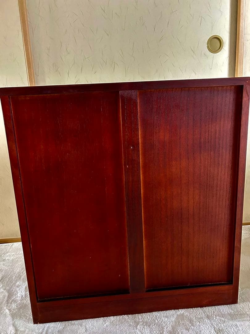 ★送料込み★ 和タンス　木製5段箪笥 ダークブラウン　和風たんす